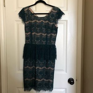 Anthropologie/Maeve “Elsa” Lace Peplum Dress - NWT